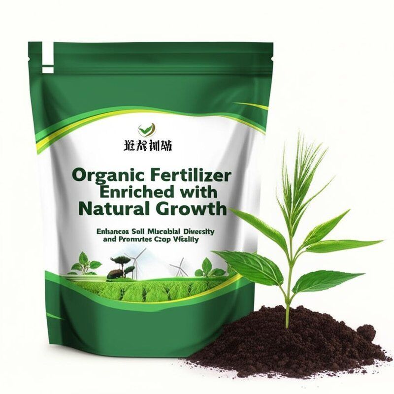 Organic Fertilizer Enriched with Natural Growth  Enhances Soil Microbial Diversity and Promotes Crop Vitality